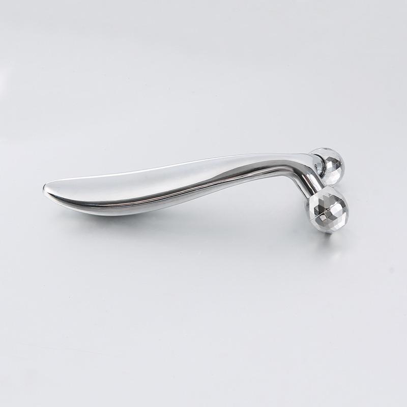 Micro current electronic 3d roller massager face beauty instrument V face lift handheld massager