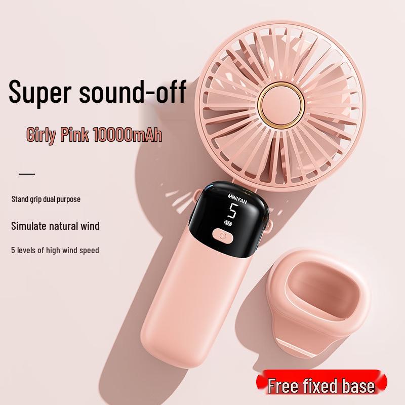YaBuka Portable Foldable Digital Display USB Fan