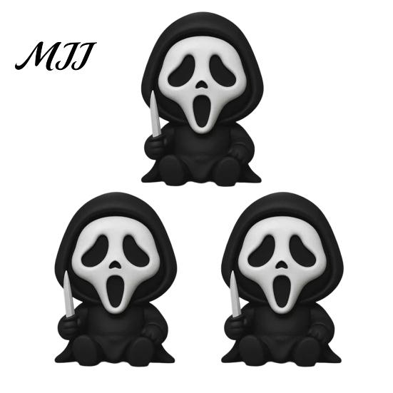 3D Printed Creepy Decor Mini Screaming Skeleton Figurine, Collectible Halloween Party Supplies Ornament, Statue for Desktop Shelf Compact Sculpture
