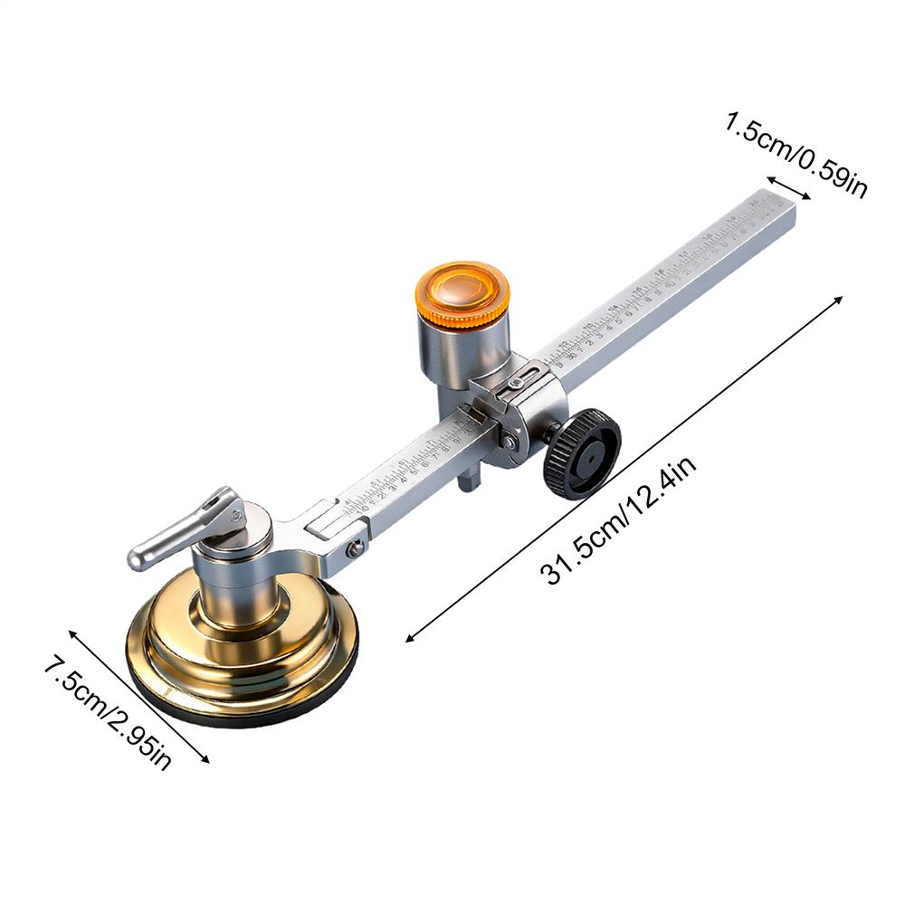 GlasSchneider Werkzeuge Robust Präzise Verstellbar Legierung Kompass Plexiglas Schneider Für Spiegel Fenster Installation Bilderrahmen