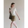 Women's Embroidered Round Neck Short Sleeve T-Shirt
