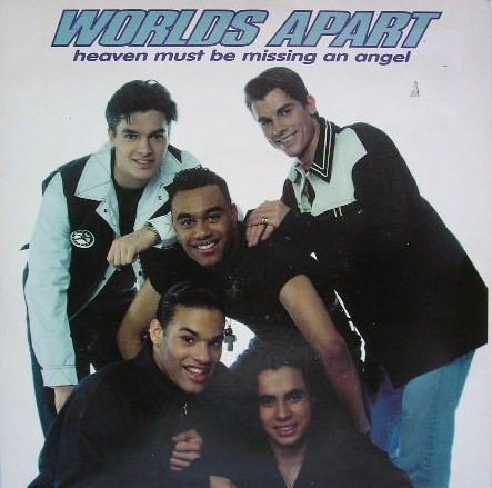 

7inch Record WORLDS APART Heaven Must Be Missing An Angel 74321139367 ARISTA 1993 UK Dance Electronica Used