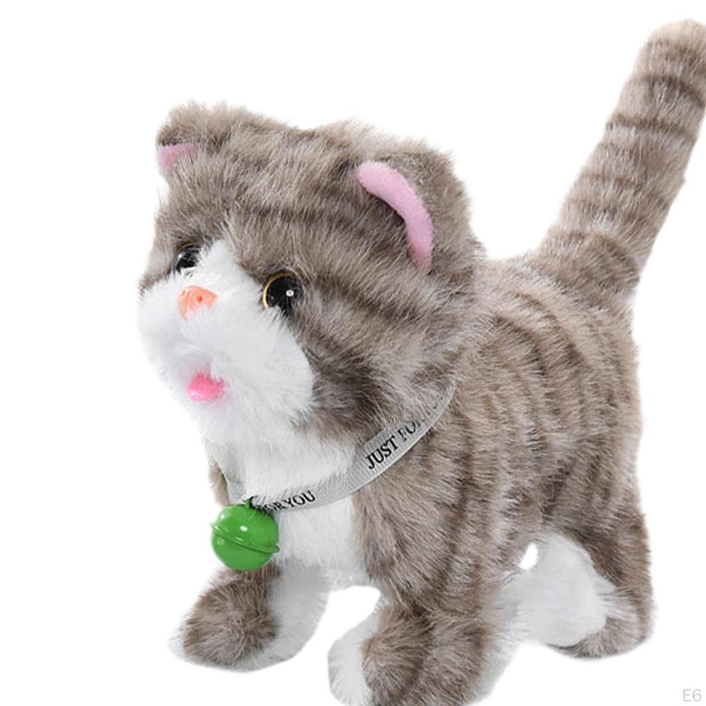 Meowing Kitten, Interactive Electronic Pet Toy, Versatile, Lightweight Birthday Gift with