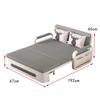 Hot Selling Modern Fabric Sofa Bed Set Family Living Room Multifunctional Folding Sofa Bed