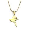 Rhythmic Gymnastics Ballet Necklace For Women Men Stainless Steel Silver Color 2026 Trend Gymnast Art Sport Jewelry Accessories