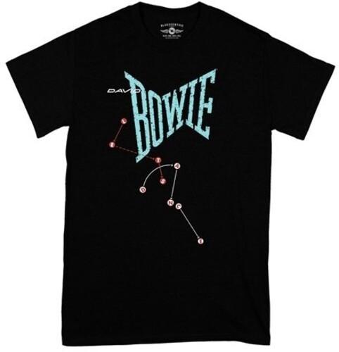 David Bowie - David Bowie - Let's Dance - Heavy Cotton T-Shirt - Large Black [Ne