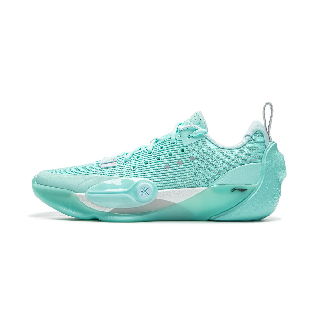 New LiNing Full City 13 Cushioned Slip Resistant Abrasion Resistant Low Top Basketball Shoes Men's Green ABAV017-8