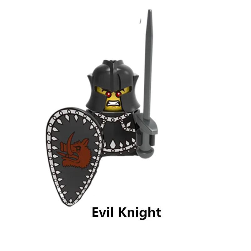Medieval Military War Soldier Doll Building Block Spartan Soldier Crusader Roman Knight Weapon Sword Helmet Children's Toy Gifts