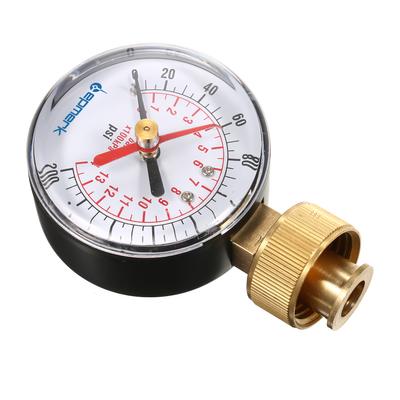 Lepmerk 2 12 "" Basınç Göstergesi Su Basıncı Test Ölçer 34 "" Dişi Hortum Konu 0200 PSI ile