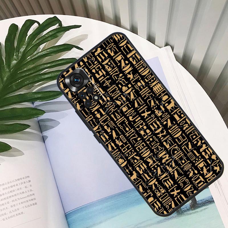 

Egyptian Hieroglyphics Symbols Funda For Xiaomi Redmi Note 14 13 10 11 12 15 Pro Plus Case For Redmi 15C 14C 10C 12C 13C 15 Redmi 12 4G