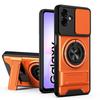 KEYSION Magnetic Phone Case for Samsung A07 A06 4G A05 Slide Camera Protection Upright Kickstand 360 Ring Shockproof Back Cover