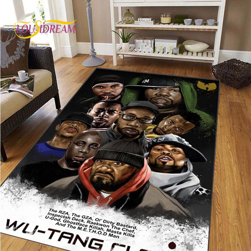 Music Star Rectangle Hip-Hop Carpet for Living Room Bedroom Rug Kitchen Kids Door Unslip Floor Mats Gift Photography Props Rug