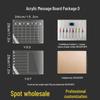 Custom Magnetic Wipeable Acrylic Fridge Calendar Board Sticker.
