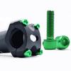 6 Pezzi Viti Manubrio Acciaio Inossidabile Resistente all'Usura Bulloni Attacco Manubrio Accessorio Vite per Mountain Bike