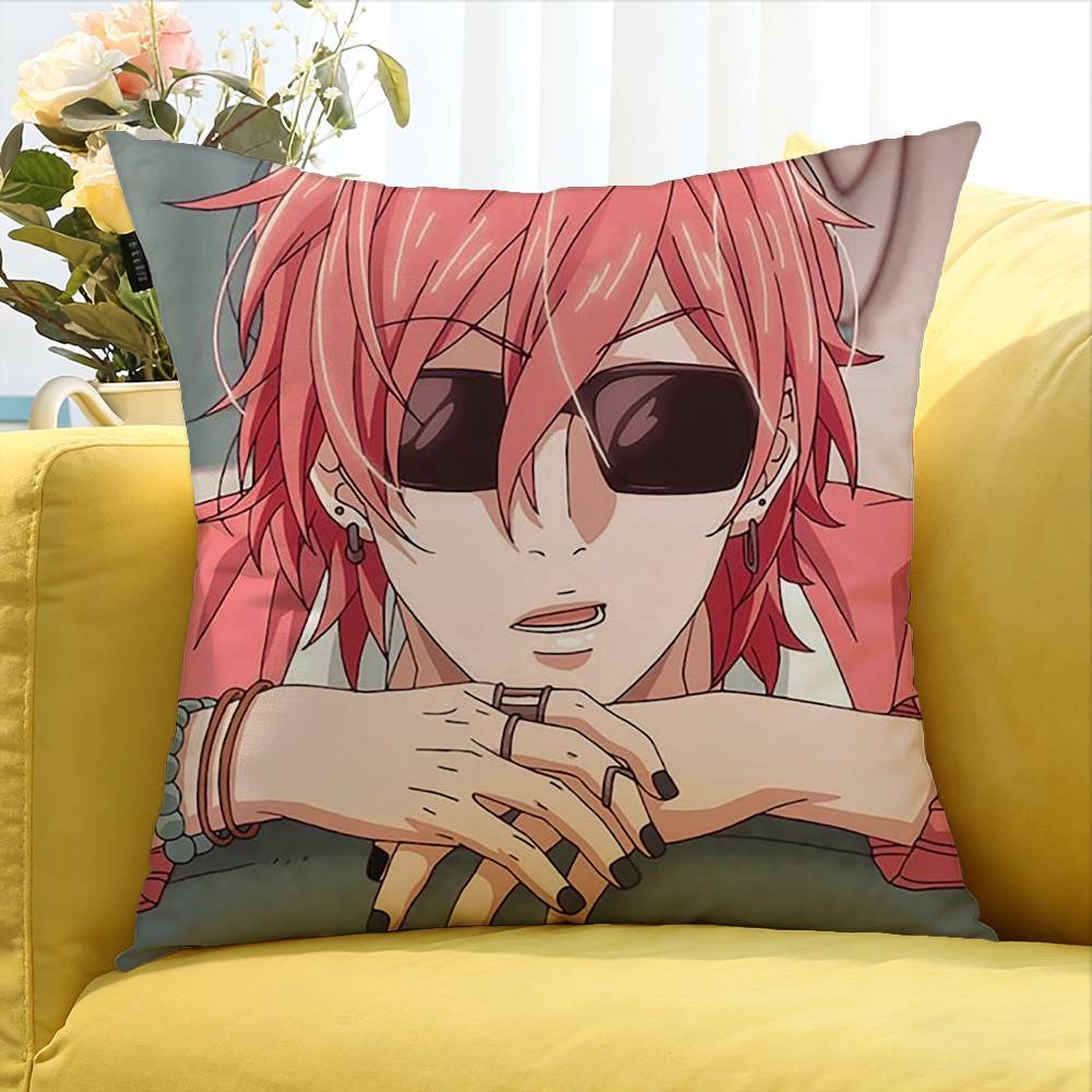Y-arichin C-lub Various Sizes Square Pillow Case For Car Home Bedchamber Decor