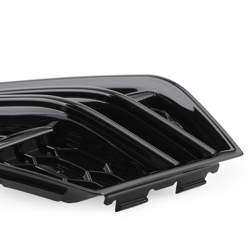 8W0807681F 8W0807682F Black Chrome Front Fog Light Grill Bumper Grille for S4 A4 B9 S-LINE 2016 2017 2018 8W0-807-681-F 8W0-807-682-F