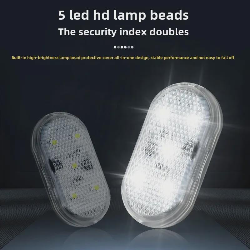 Wireless LED Door Sensor Light: Easy Install, Anti-Collision, Automatic Door Lighting