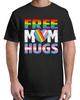 Free Mom Hugs Pride Mom LGBTQ Heart Rainbow Vintage Adult S-4XL Unisex T-Shirt