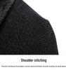 Men's Winter Fleece-Lined Corduroy Jacket with Shearling Collar - Warm Casual Coat for Middle-Aged and Older Men