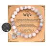 I Love You 100 Language Bracelet Couples Gifts for Girlfriend, My Love, Soulmate, Anniversary Valentines Day Birthday Bracelets
