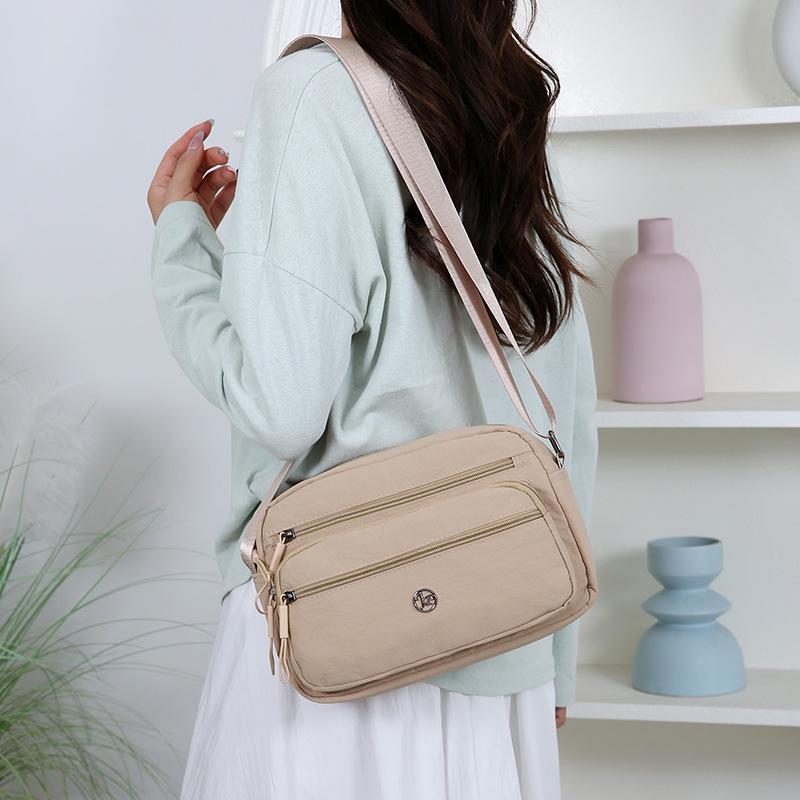 Women's Lightweight Multi-Compartment Crossbody Bag - Premium, Stylish, Versatile, and Portable Square Design