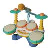 Instrumentos Musicais para Bebês Sem BPA Brinquedos de Bateria de Aprendizagem Montessori Kit de Bateria para Crianças Brinquedos para Bebês