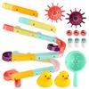 DIY Baby Bath Toys Run Assembling Track Bathroom Water Game For Children Bathtub Bath Shower Kids Play Water Spray Toy Set Kids