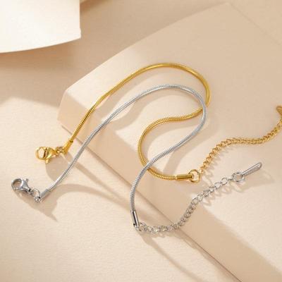 Versatile Adjustable Titanium Steel Snake Chain Bracelet/Anklet