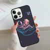 Space Astronaut Illustration Phone Case For iPhone 17 Air 11 12 13 14 15 16 Pro Max Cover For iPhone 17 Air Max Plus