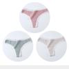 3 Pcs/Set Women Panties G-String Underwear Fashion Thong Sexy Cotton Panties Ladies G-string Soft Lingerie Solid Low Rise Panty