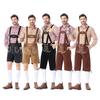 Oktoberfest Karobluse & Bestickte Latzhose Halloween Cosplay Outfit