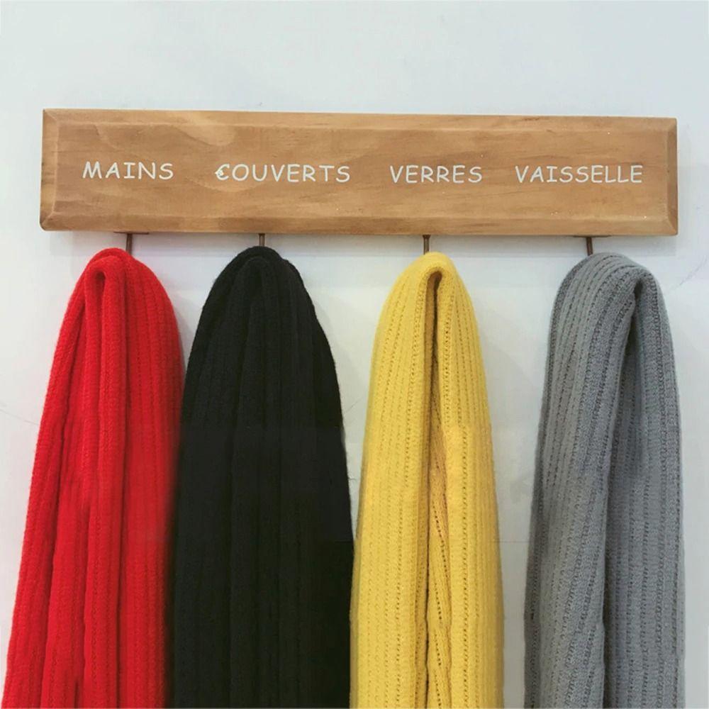 Imitation Cashmere Winter Warm Scarves Solid Color Fringed Knitted Scarf Tassel Shawl  Female