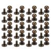 20set Brass Rivets Bronze Wear Resistance Luggage Hardware Accessories for Handbags Shoes Clothes