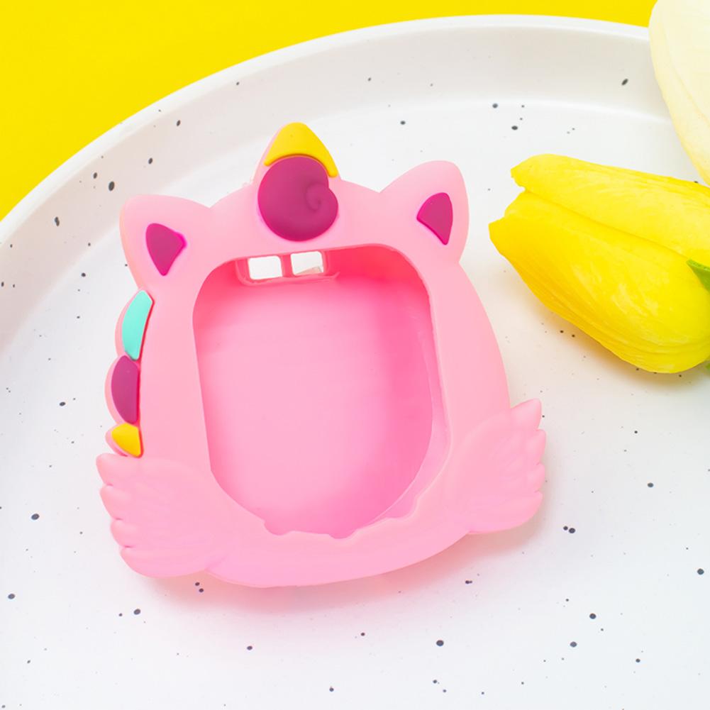 Silicone Cute Case Anti-Scratch Protective Cover with Finger Lanyard Protector Skin for Tamagotchi Uni 2025 Virtual Pet Machine