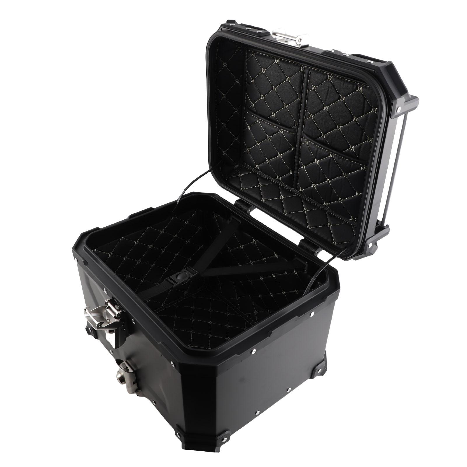 

Universal Black 45L Motorcycle Adventure Aluminum Top Case Tail Box Luggage
