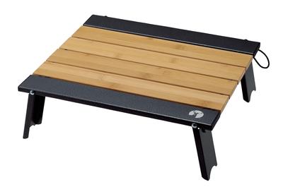 CAPTAIN STAG Masa Roll Masa Bamboo Unit Roll Masa cu sac de depozitare UC-585