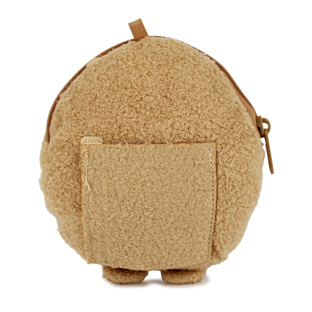 Sumikko Gurashi Tonkatsu Plyšová peněženka na mince s popruhem na krk Hnědá SG 1483 BR