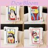 Plush Embroidered Playing Card Pillow Cushion Gift For Friends And Kids