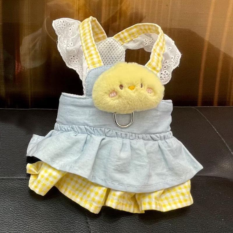 

Spring Summer Puppy Dress: Bichon Teddy Yorkshire Leash Skirt - Pet Dog & Cat Princess Outfit XS (Chest 26-30cm)