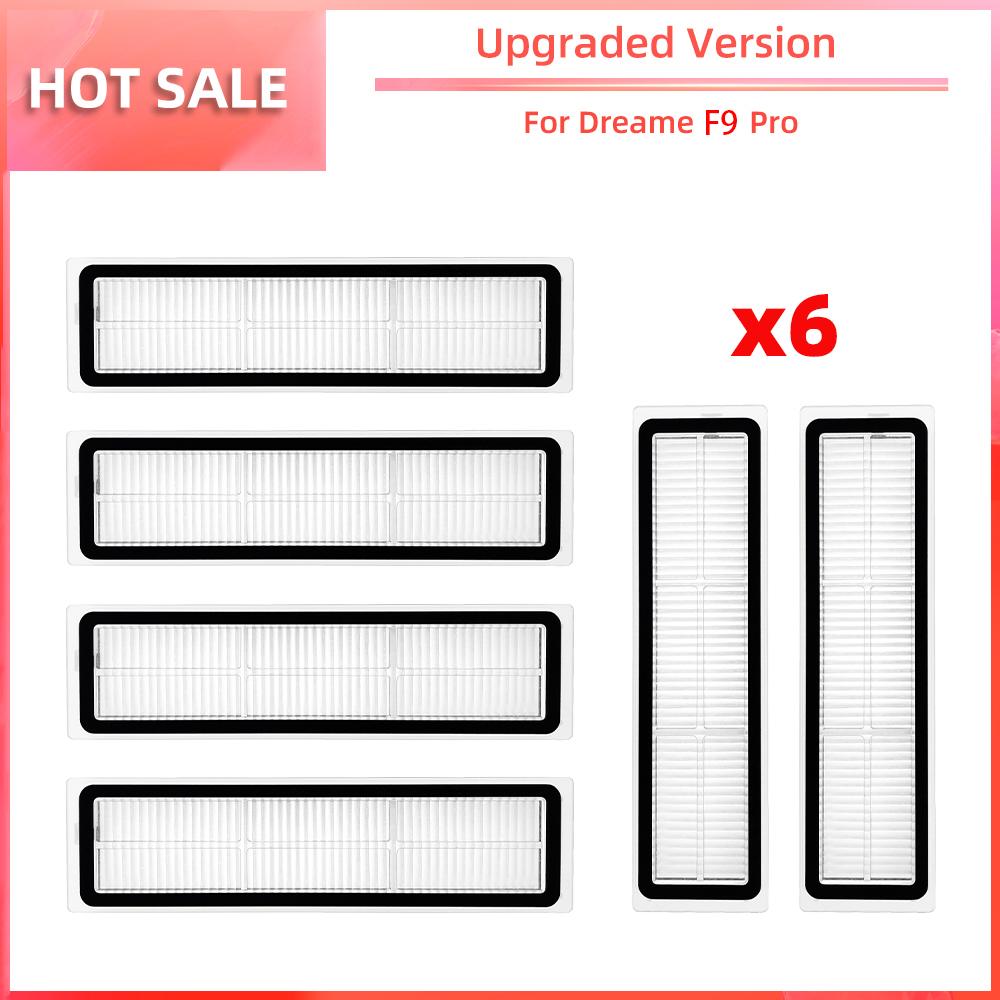 Compatible for Dreame F9 Pro Robot Vacuum Replacement Main Side Brush HEPA Filter Mop Pad Spare Parts Accessories