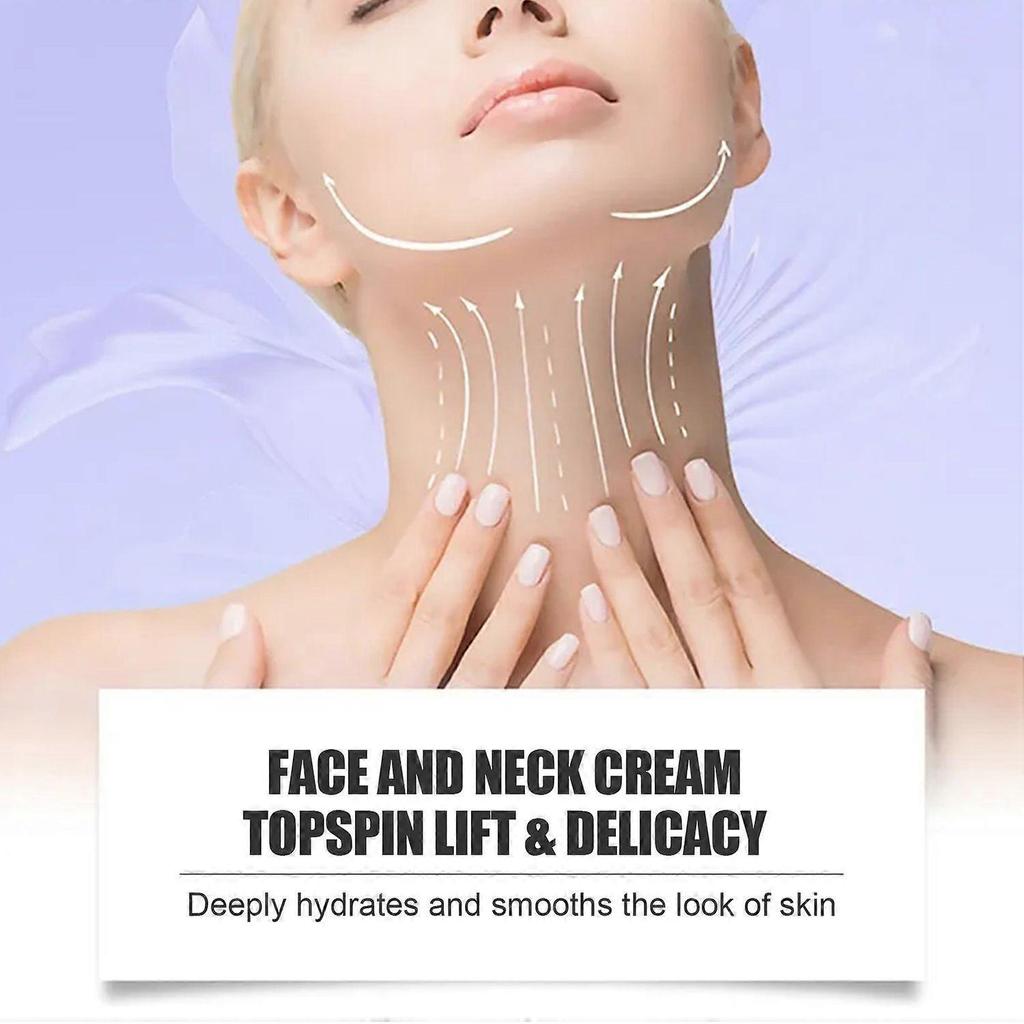 Crema rassodante per il collo, Crema per il collo rassodante e liftante, Creme anti-età per il collo per rassodare e idratare la pelle cadente, Aiuta a ridurre linee sottili e rughe,