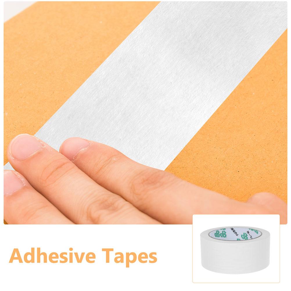 3 Rolls Writable Tape Paper Packing Flatback Flashing Heavy Duty Packaging Thick Kraft