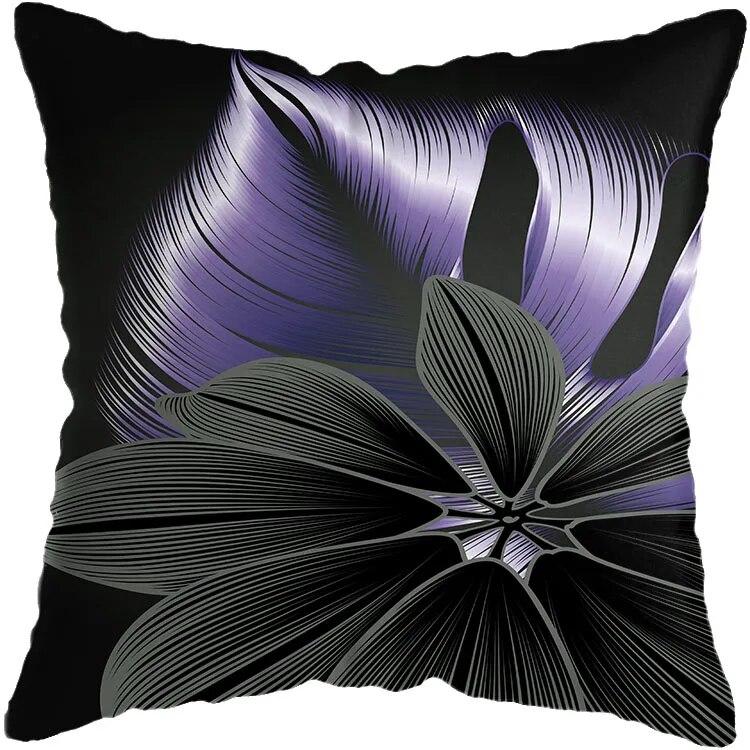 

Подушка для дивана, черная подушка, чехол для офисной подушки, домашний декор, подушка для спальни, наволочка 40x40cm