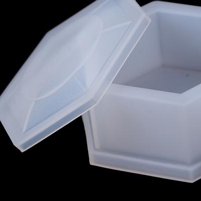 Silikonform für Schmuckschatulle, Sechseck, für Harzguss, DIY-Handwerk