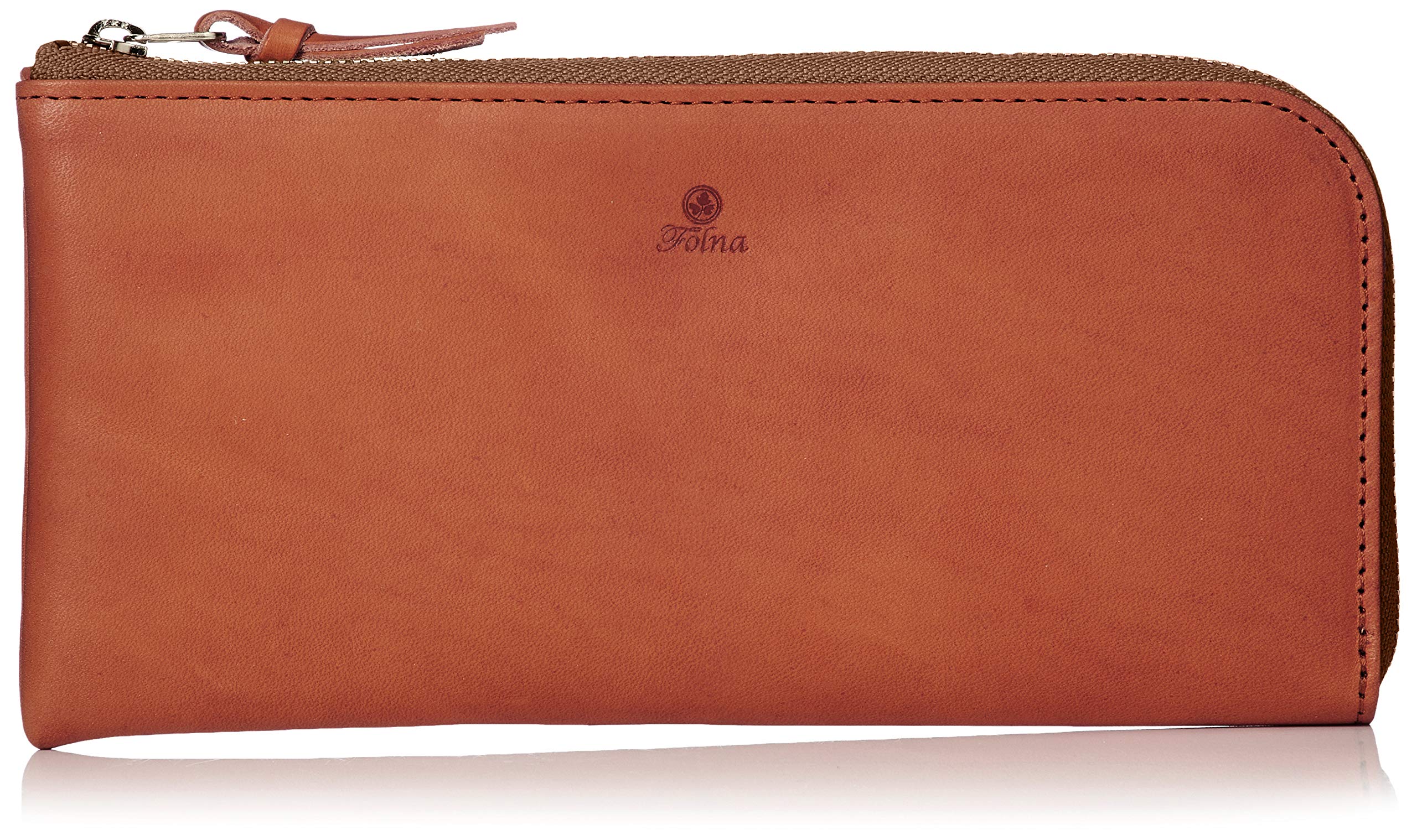 Большой итальянский кожаный кошелек Forna, Итальянская кожа, Верблюжий