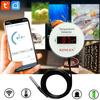Tuya WiFi Temperature Sensor with External 9.8ft Probe Cable, Smart Life Digital Thermometer Detector for Freezer Water Tank Pool Home Greenhouse,