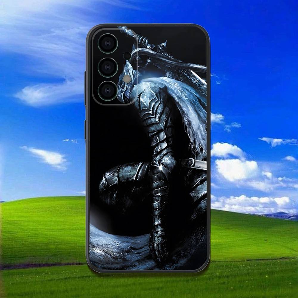 Phone Case For Samsung Galaxy A13,A21s,A22,A31,A32,A52,A53,A71,A80,D-Dark S-Souls Game Soft Black Shell