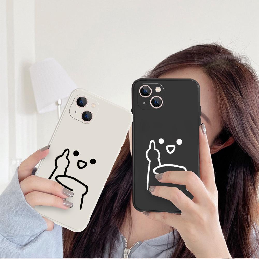 Explosive stickman anti-drop mobile phone case 16promax protective case 14 personality 13 mobile phone case Apple case 17