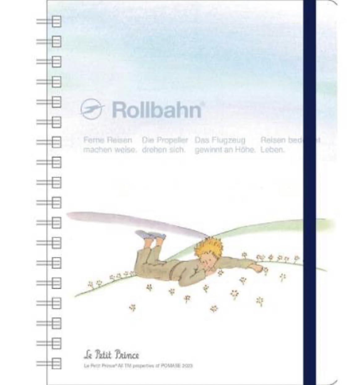 

Ограниченный тираж The Little Prince Rollbahn collaboration L-размер блокнота The Prince on Grass [Снято с производства] B