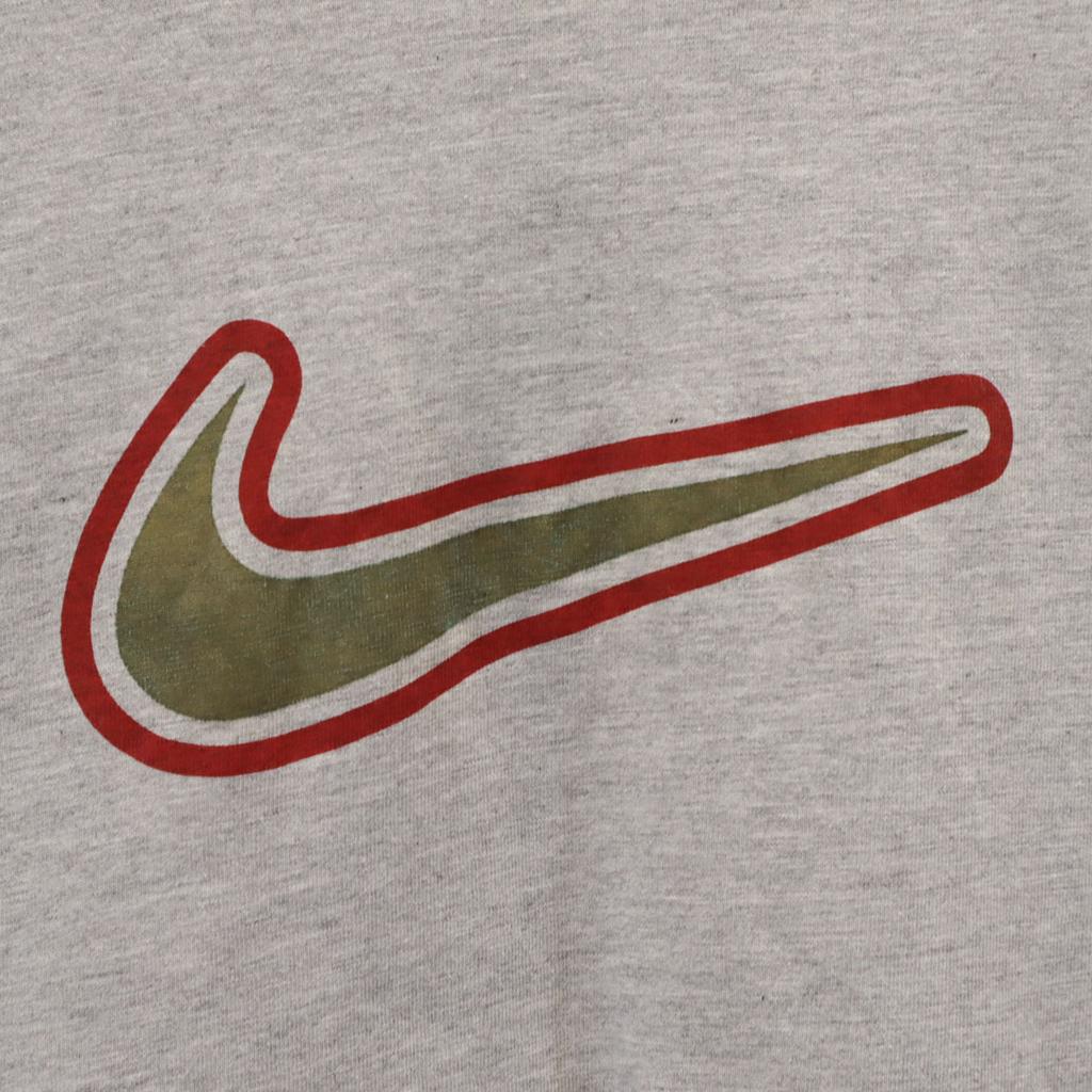 Nike 90s 00s Old White Tag Short Sleeve T-shirt 14 Gray Kid's Used